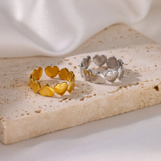 Heart rings
