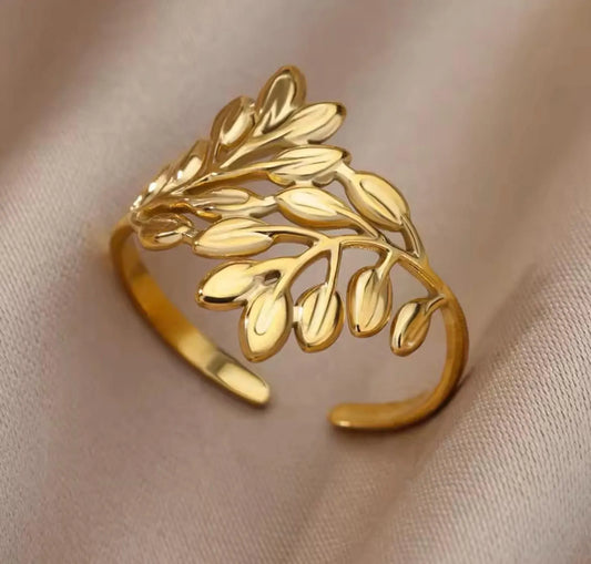 Gold Stainless Steel Rings for Women